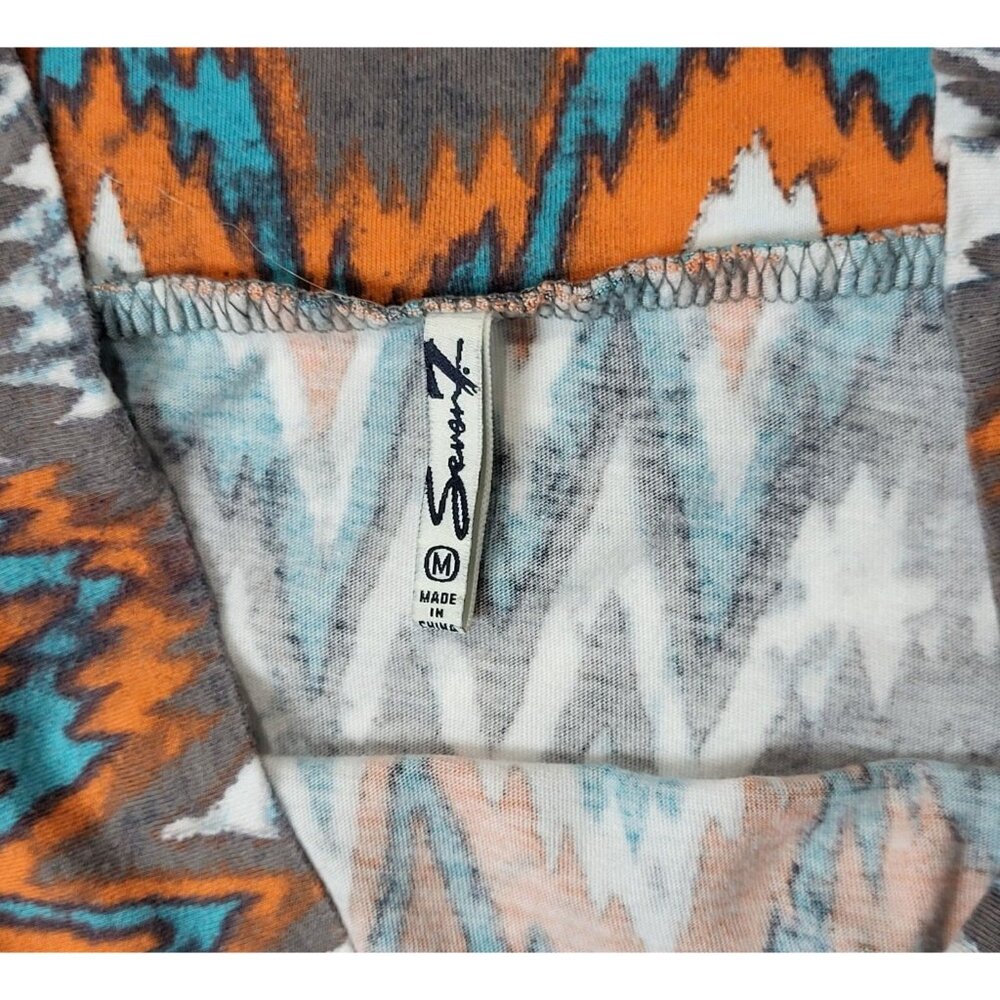 Seven7 For All Mankind Womens Chevron Cotton Maxi Skirt Size Medium - Picture 6 of 7